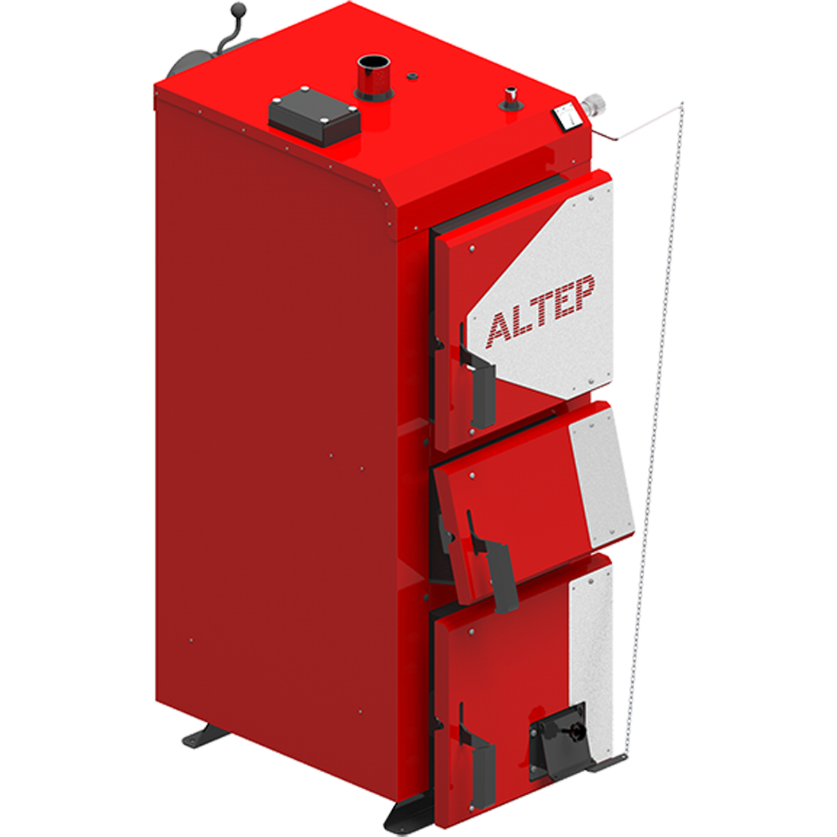 Котел твердотопливный ALTEP KT-2E-N-12 кВт (DUO UNI Plus комплект)